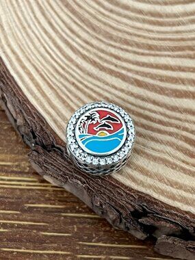 Pandora Puerto Rico Beach Bead S925 Silver Charm